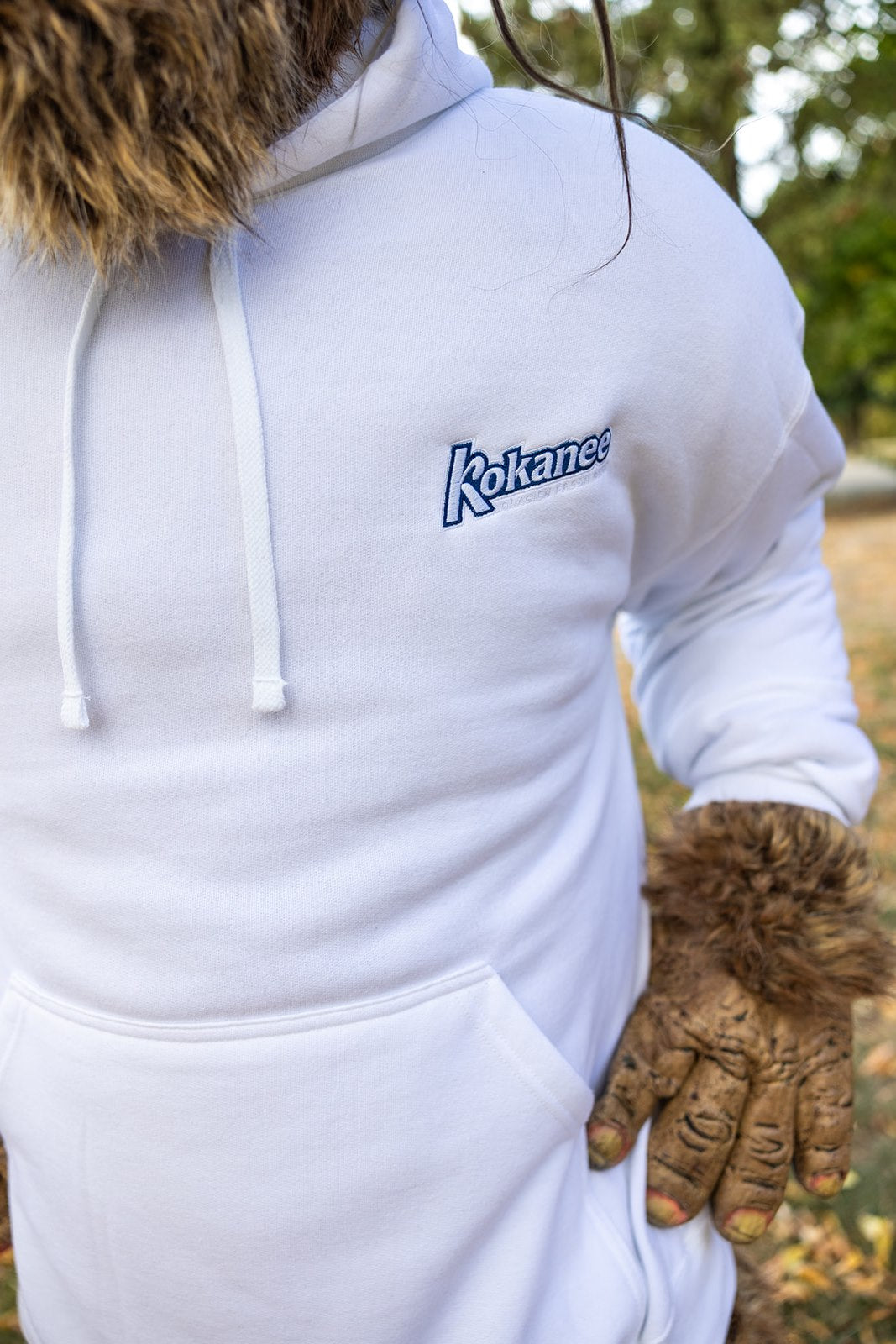 Kokanee White Hoodie