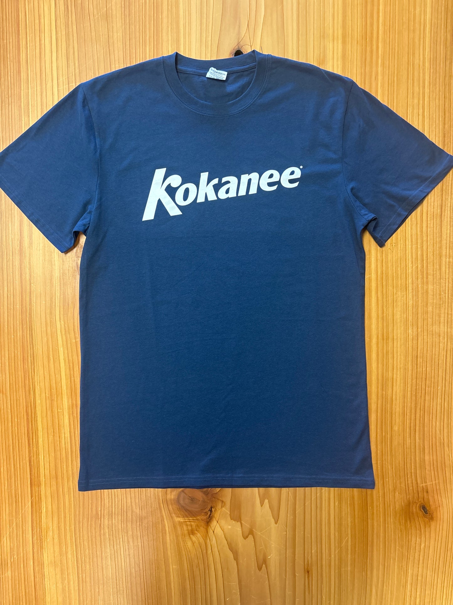 Men's Everyday Ring Spun Navy T-shirt- Kokanee