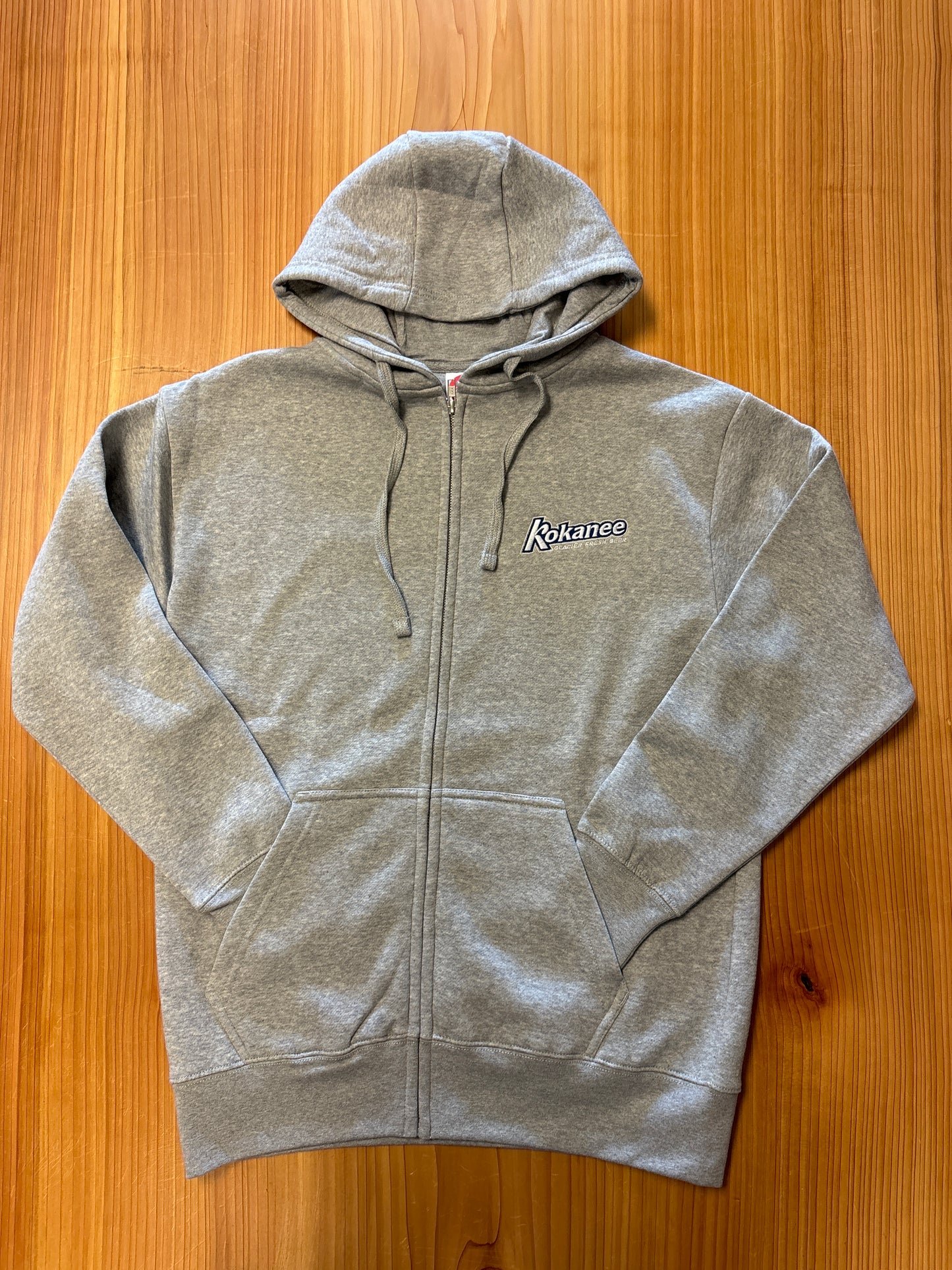 Kokanee Grey Zip Hoodie