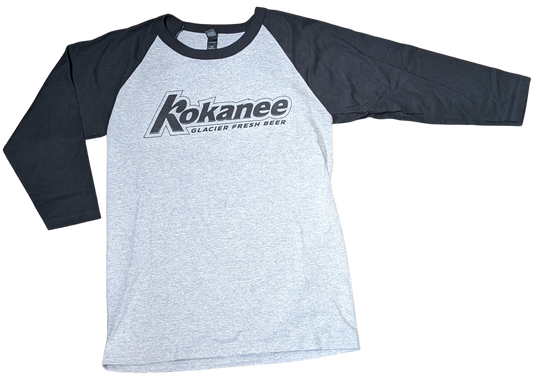 Men's Baseball T-shirt Kokanee | Columbia Brewery | Kokanee Beer Gear Store | Creston BC