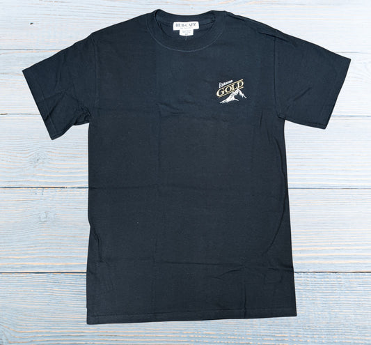Men's Black T-Shirt | Kokanee Gold | Columbia Brewery | Kokanee Beer Gear Store | Creston BC